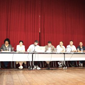 El alcalde de Yaiza y su grupo de Gobierno en el pleno celebrado este jueves