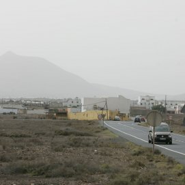 Calima en Arrecife. Foto: Juan Mateos.