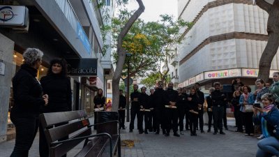 Teatralizado por la marina de Arrecife