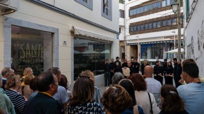 Teatralizado por la marina de Arrecife