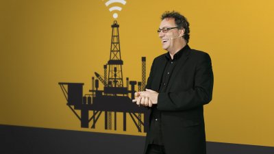 Gerd Leonhard, en una de sus conferencias