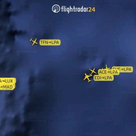 Dron cerca del aeropuerto de Gran Canaria  (Imagen: Controladores aéreos)