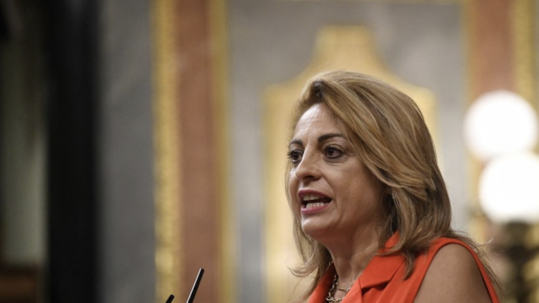 La portavoz de CC en el Congreso de los Diputados, Cristina Valido.