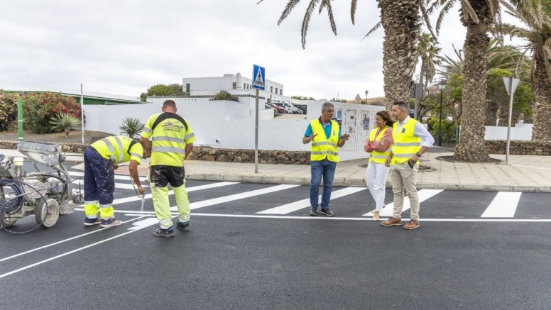 Reasfaltado en el conjunto histórico de la Villa de Teguise