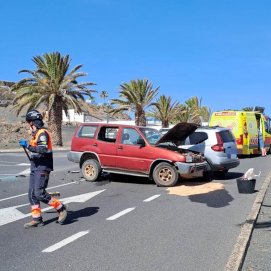 Accidente en Costa Teguise