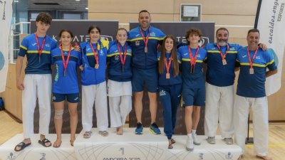 El Club Karate Suhari brilla en el Open Internacional de Andorra con 14 medallas