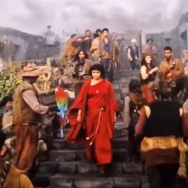 Una de las escenas de la serie en el Jardín de Cactus 
