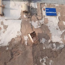 Elementos deteriorados en Arrecife. 