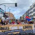 Manifestación 20A en Arrecife