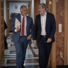 Ángel Víctor Torres y Fernando Clavijo