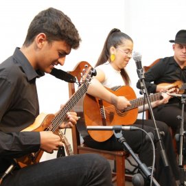 Conciertos de los tres jóvenes timplistas. Foto: Norberto de León