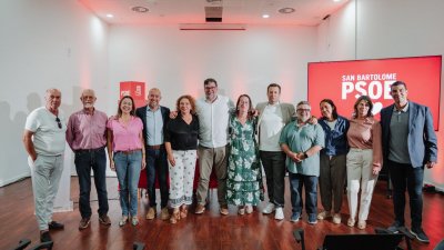 Raúl de León, reelegido secretario general del PSOE de San Bartolomé