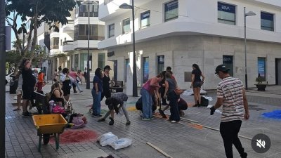 Alfombras del Corpus Christi en Arrecife, 2025