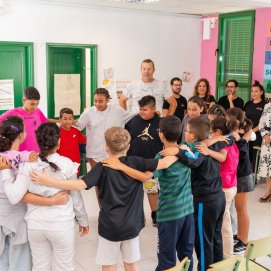 Alumnos y alumnas participando en el proyecto ‘Bullying 1, 2, 3…acción’