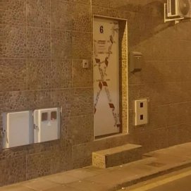La casa precintada tras la operación policial en Arrecife  (Foto: LaProvincia)