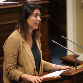 La portavoz del PSOE, Yaiza López Landi