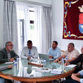 Reunión alcalde y concejal de Limpieza con Urbaser