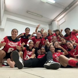 Las jugadoras del Marítima Femenino de Lanzarote