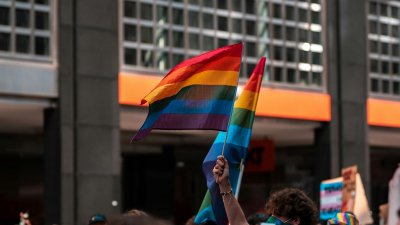 Bandera LGTBI. Foto: Incusión.