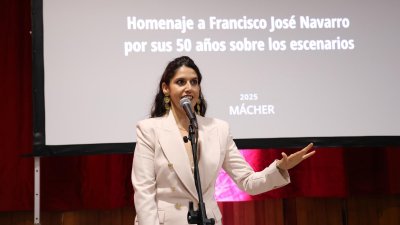Homenaje a Francisco José Navarro en Mácher. Foto: La Voz