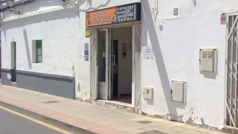 Punto de venta donde se ha vendido el número de Lotería Nacional