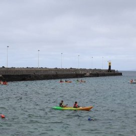 Limpieza de los fondos marinos de Arrecife durante este pasado fin de semana