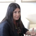 La doctora en Sociología por la ULL Esther Torrado en una entrevista con La Voz. Foto: Juan Mateos.