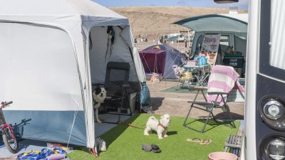 Camping de Papagayo. Foto: Juan Mateos.