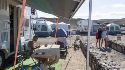 Camping de Papagayo. Foto: Juan Mateos.