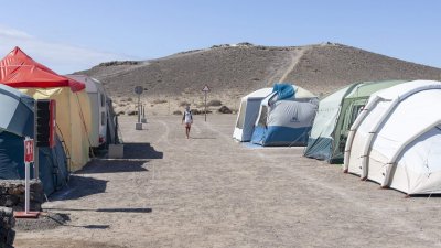 Camping de Papagayo. Foto: Juan Mateos.