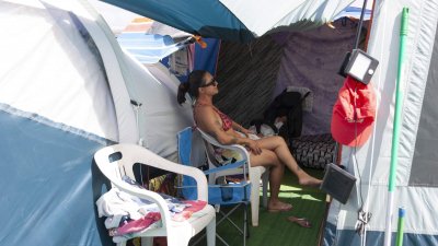 Camping de Papagayo. Foto: Juan Mateos.