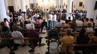 Procesión en honor a Nuestra Señora del Carmen de Teguise. Foto: La Voz