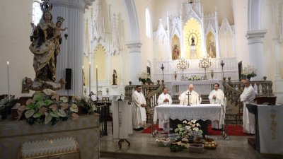 Procesión en honor a Nuestra Señora del Carmen de Teguise. Foto: La Voz