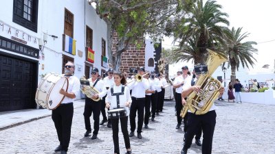 Procesión en honor a Nuestra Señora del Carmen de Teguise. Foto: La Voz
