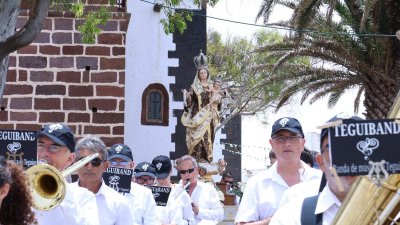 Procesión en honor a Nuestra Señora del Carmen de Teguise. Foto: La Voz
