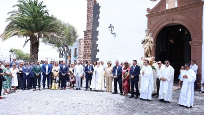 Procesión en honor a Nuestra Señora del Carmen de Teguise. Foto: La Voz