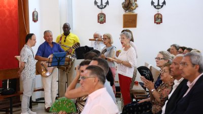 Procesión en honor a la Virgen del Carmen en Valterra
