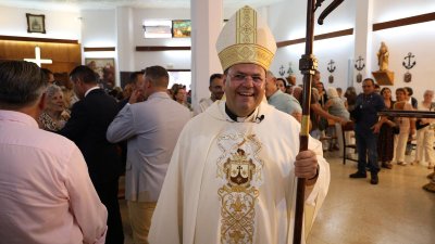 Procesión en honor a la Virgen del Carmen en Valterra