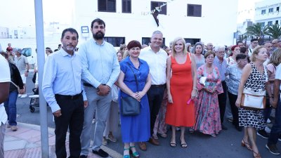 Procesión en honor a la Virgen del Carmen en Valterra
