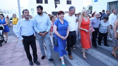 Procesión en honor a la Virgen del Carmen en Valterra