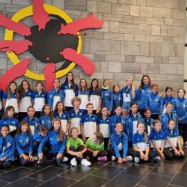 CD Pingüinos en el campeonato de Canarias de verano de natación artística