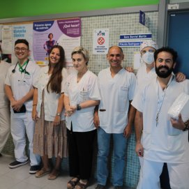 Equipo sanitario del CS de Valterra