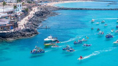 Procesión marítima de honra a la Virgen del Carmen