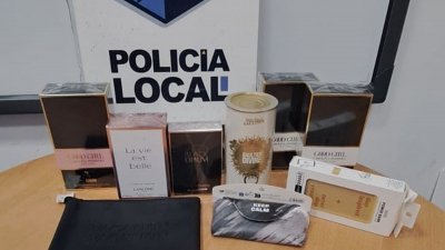 Algunos de los productos sustraídos por la detenida