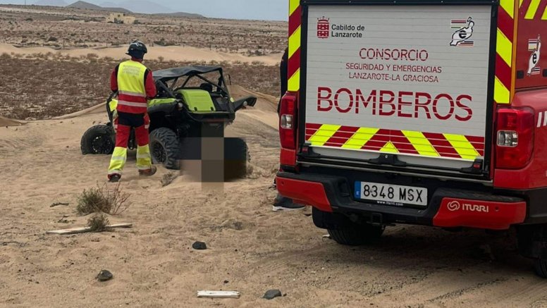 Herido el conductor de un boogie tras volcar cerca de Soo