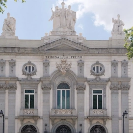 Fachada del Tribunal Supremo