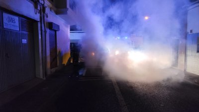 Incendio de contenedores en Arrecife