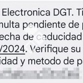 SMS fraulento