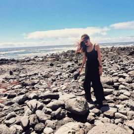 Sara Carbonero en su viaje en Lanzarote