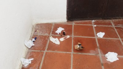 Suciedad en La Tiñosa